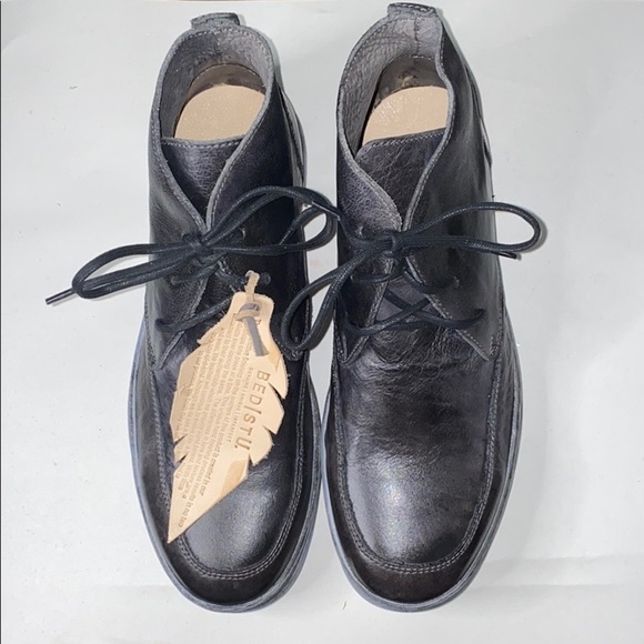 Bed|Stu Graphito Dip Dye Black Chukka Boots - Picture 2 of 11